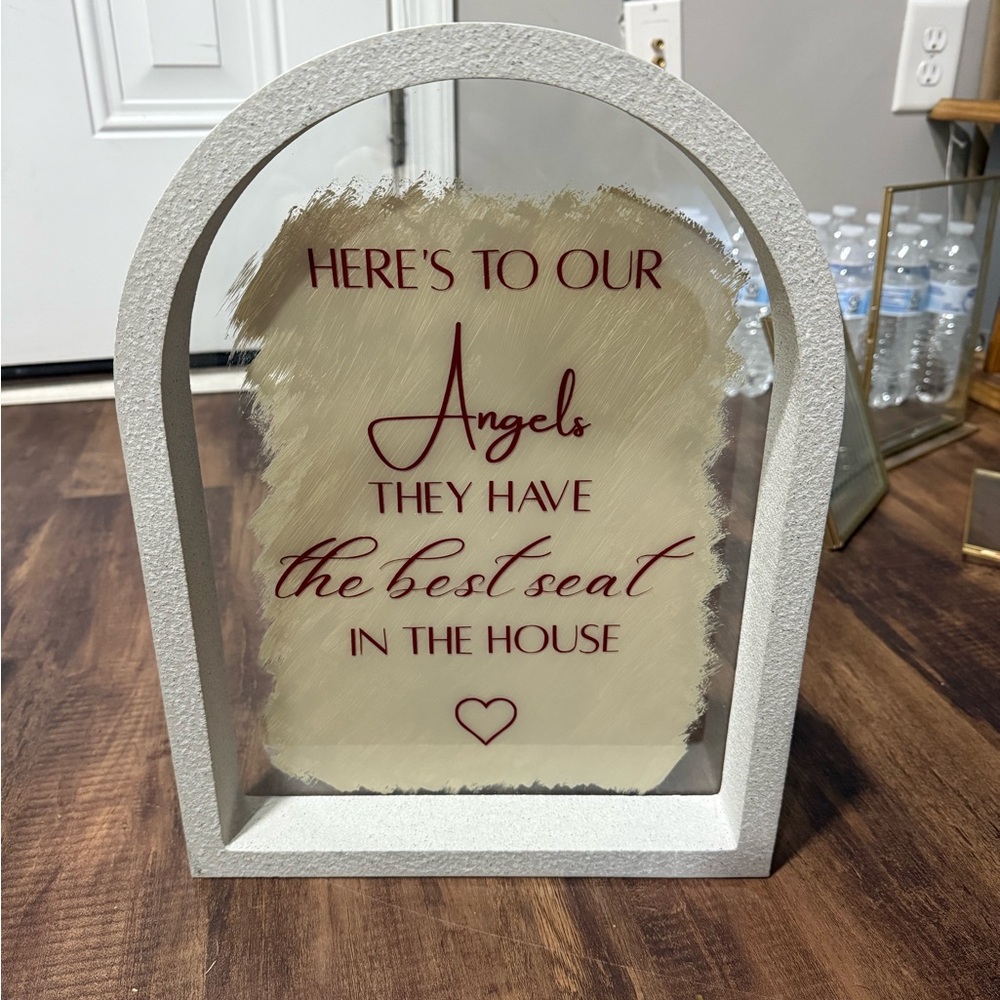 Memorial Table Sign - Picture 2 of 2
